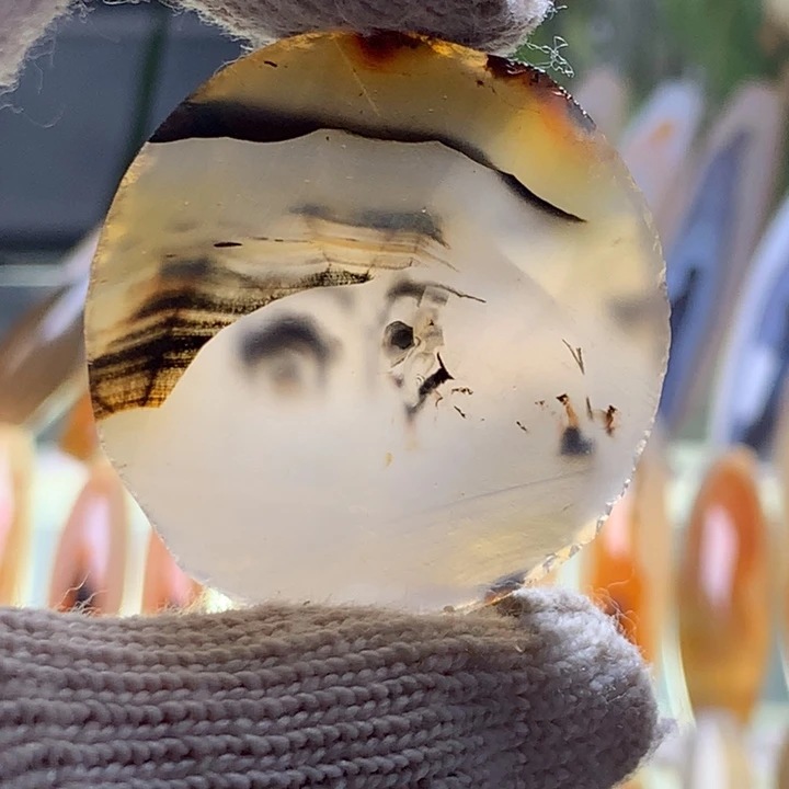 未镶嵌玛瑙/玉髓珠宝半成品107