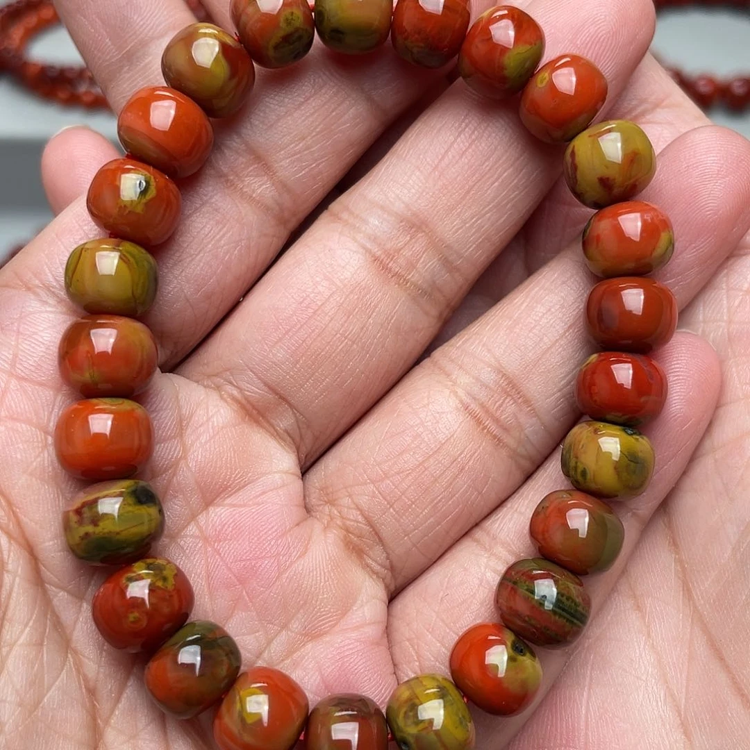 南红玛瑙手串未镶嵌