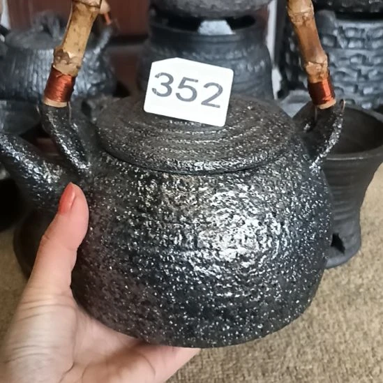 荥经黑砂茶具提梁壶800-1000毫升