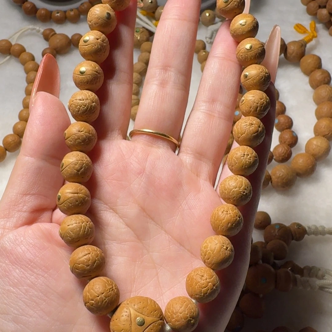 唐***芦凤眼菩提吊坠10铜钉