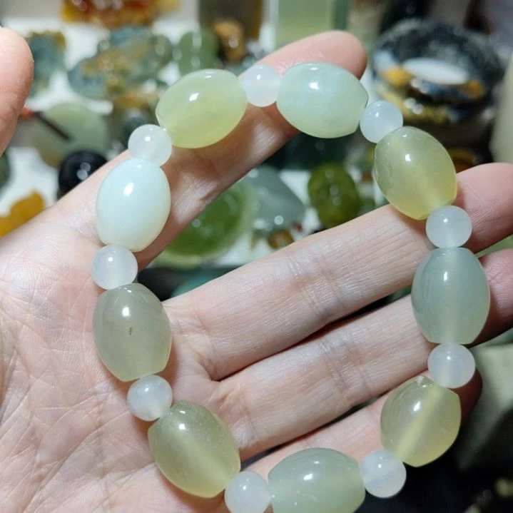 岫玉未镶嵌手串手串