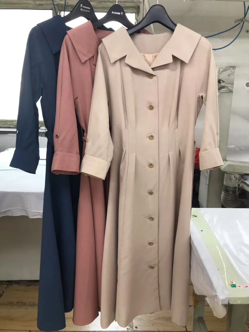 45654三色亚麻长裙气质