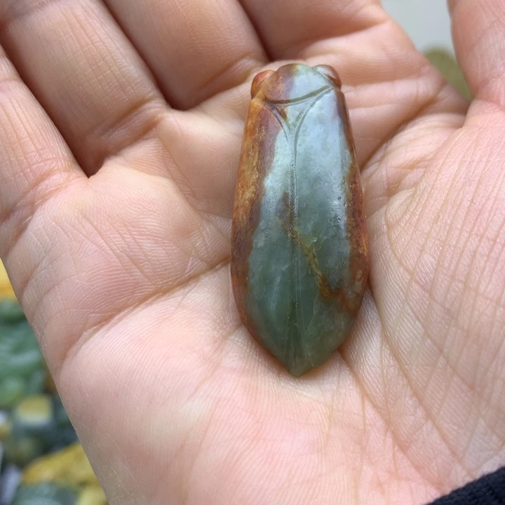 【闪购商品】岫岩河磨玉（透闪石质玉）未镶嵌挂件