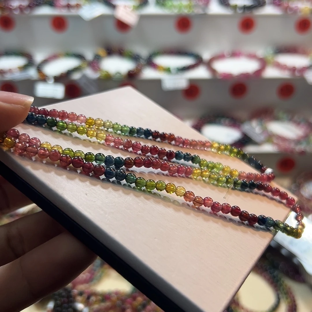 碧玺未镶嵌手链碧玺