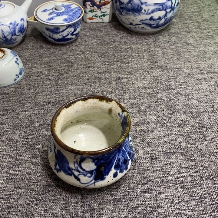 紫砂茶杯无**名非常漂亮好看的花瓶