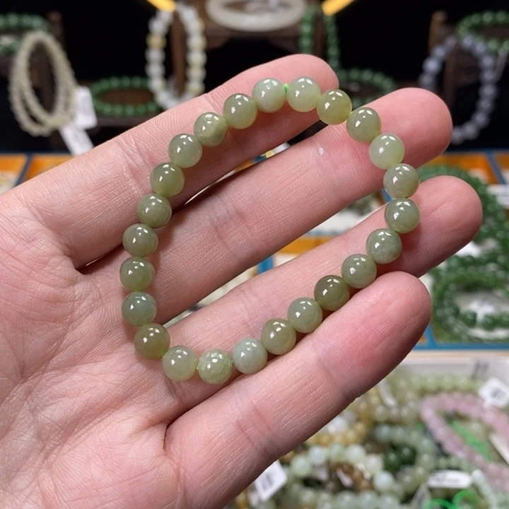 手链未镶嵌和田玉瑕疵处理A79