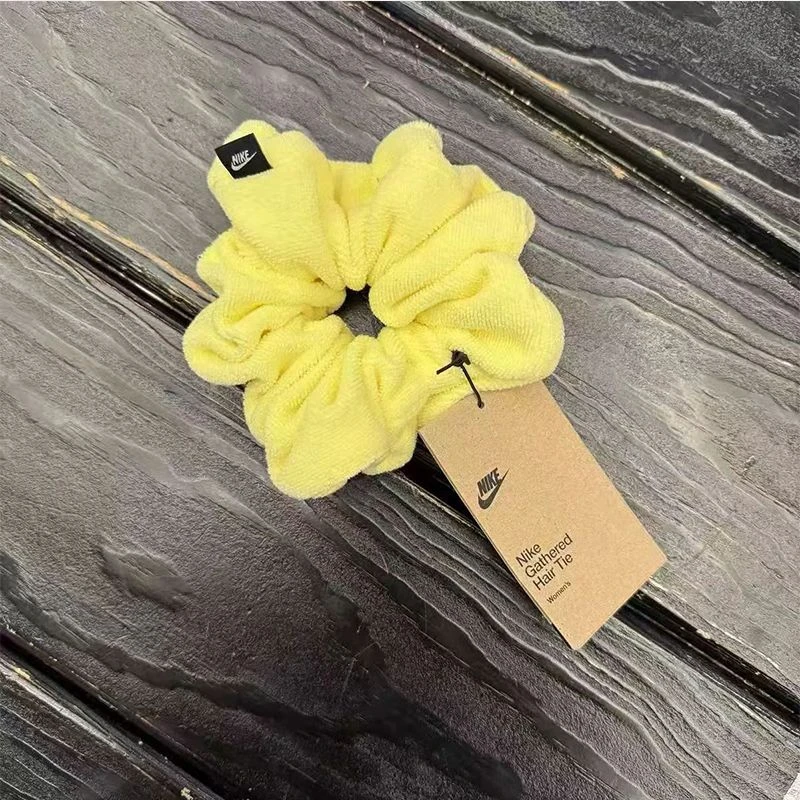 Nike/耐克女新款柠檬黄运动舒适柔软休闲发圈头绳均码FD6271-806