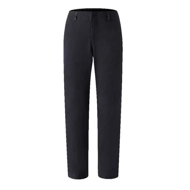 商务休闲！男子冬季加厚防风防水御寒商务通勤软壳长裤