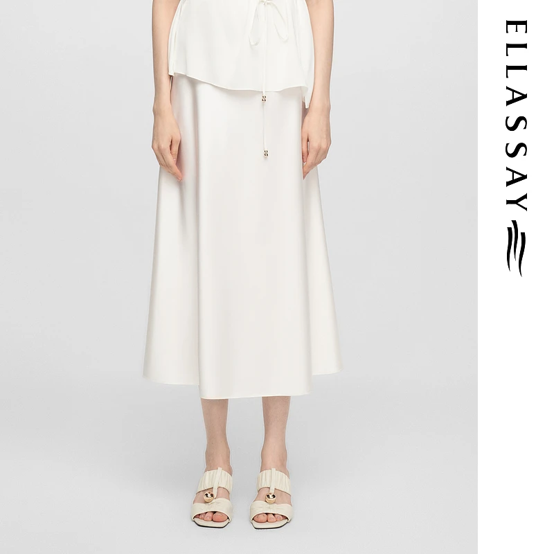 ELLASSAY歌力思2025夏季新款气质优雅鱼尾半身裙女EWE362Q04300
