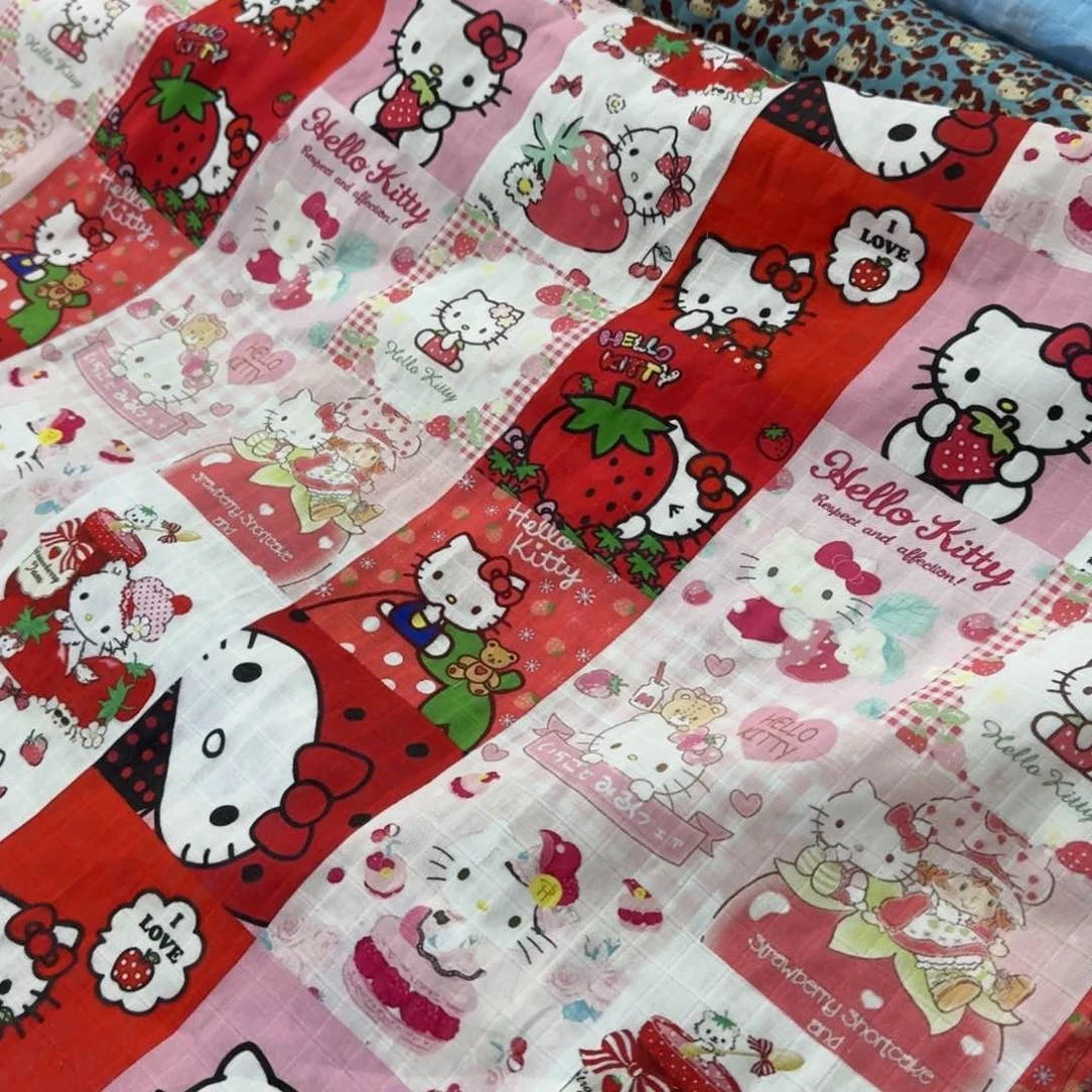 棉超舒服纯棉格纹双层纱1米价X1.67米宽E