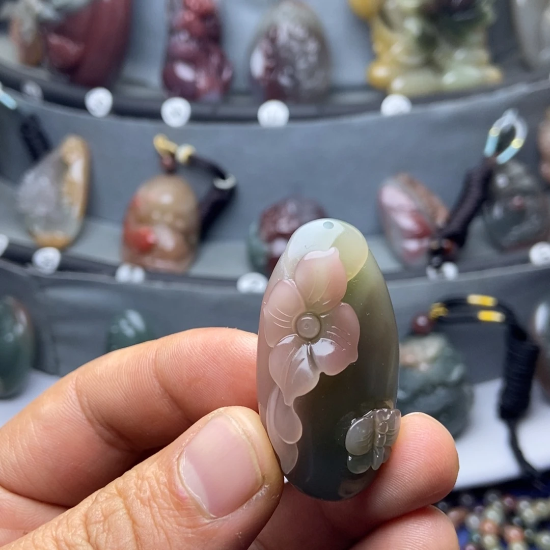 玛瑙/玉髓未镶嵌颈饰