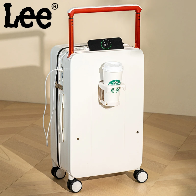 Lee【奥莱同款】新款宽拉杆箱包行李箱拉杆箱大学生上学旅行箱男女