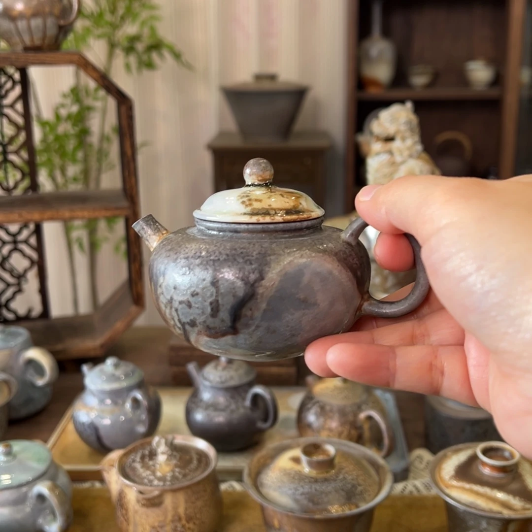 30中白精品柿园壶