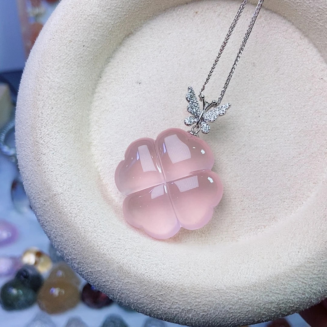 水晶吊坠(赠链)银S925镶嵌