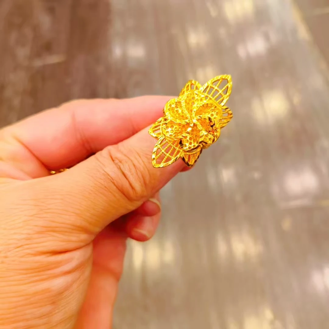 铜合金戒指 首饰民族风活口复古宫廷女士优雅原创设计素款