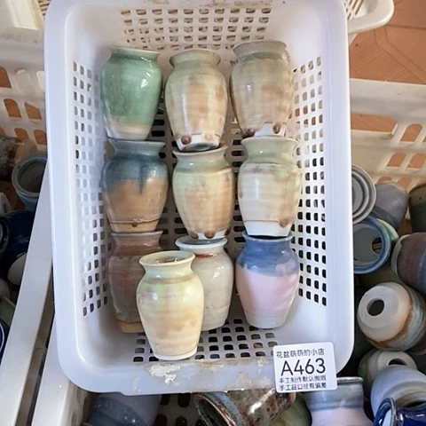 紫砂花盆463微瑕品口径2.5到3左右