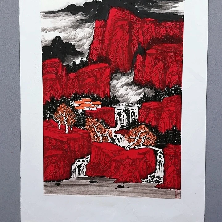 国画书法作品多次参加