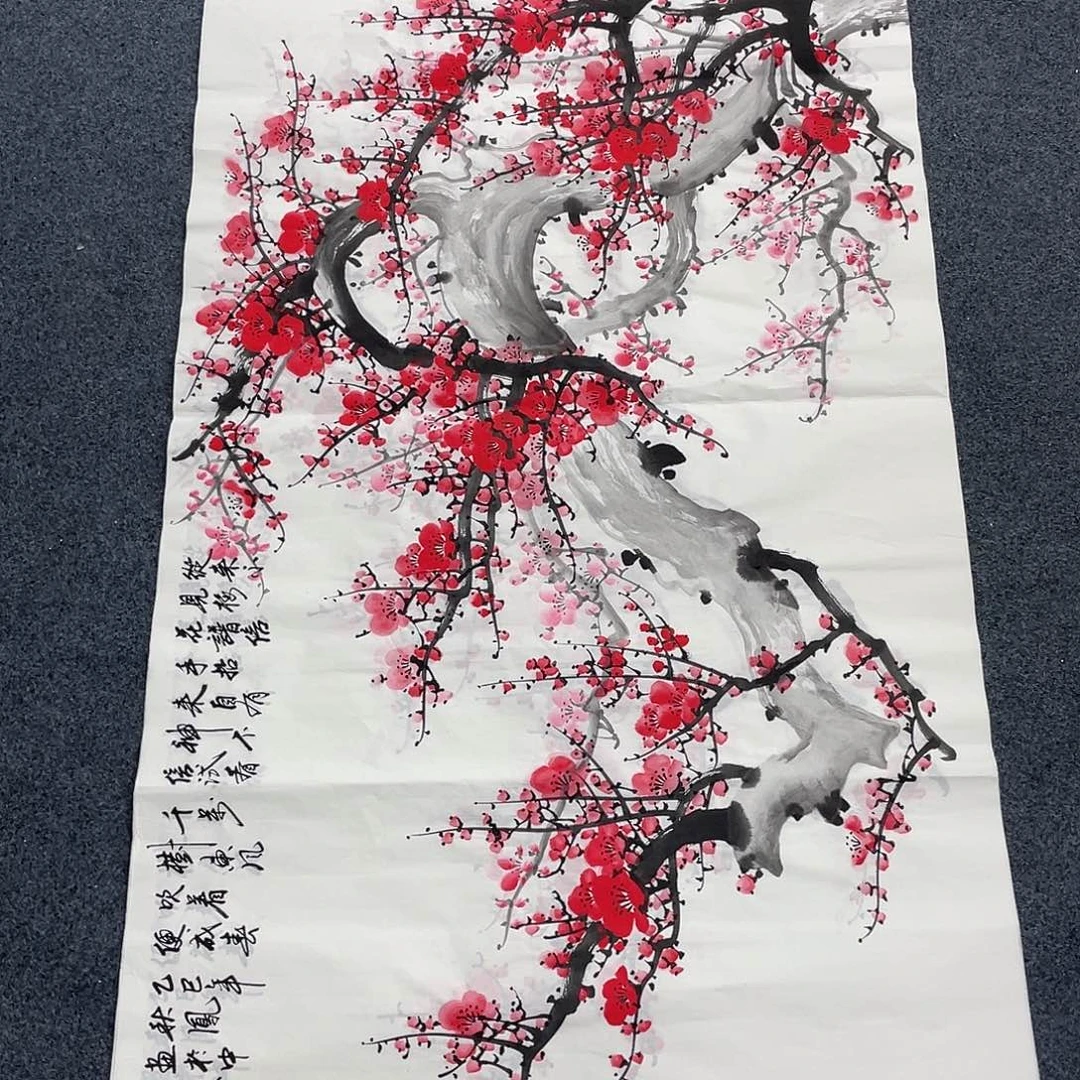 国画纯手绘字画宣纸
