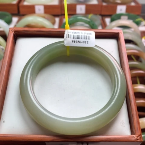 和田玉手镯未镶嵌58-59
