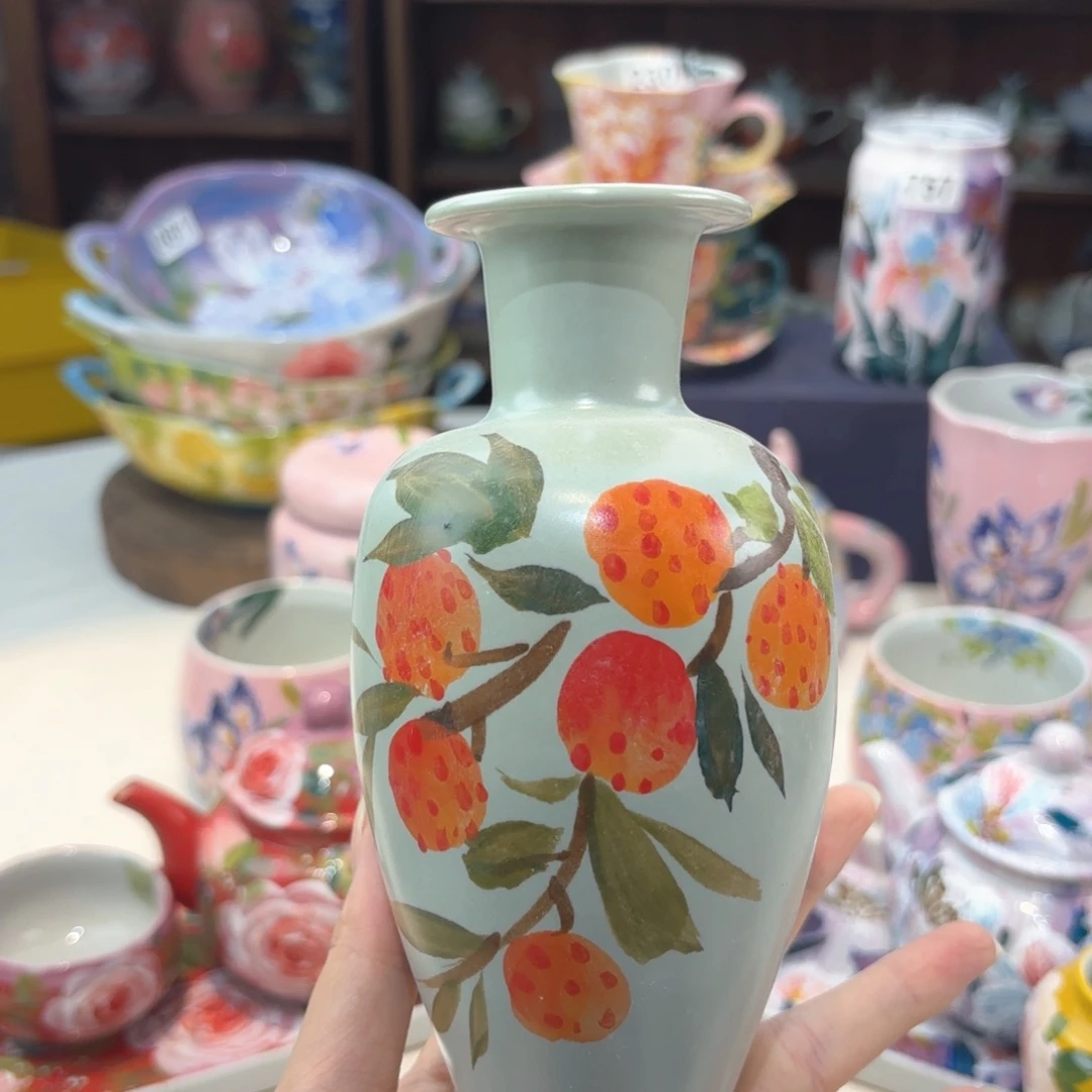 景德镇手绘高温釉下彩陶瓷茶具