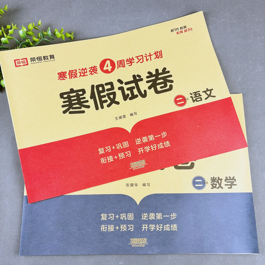 二年级寒假试卷寒假衔接一本通寒假21天打卡寒假预习复习一本通