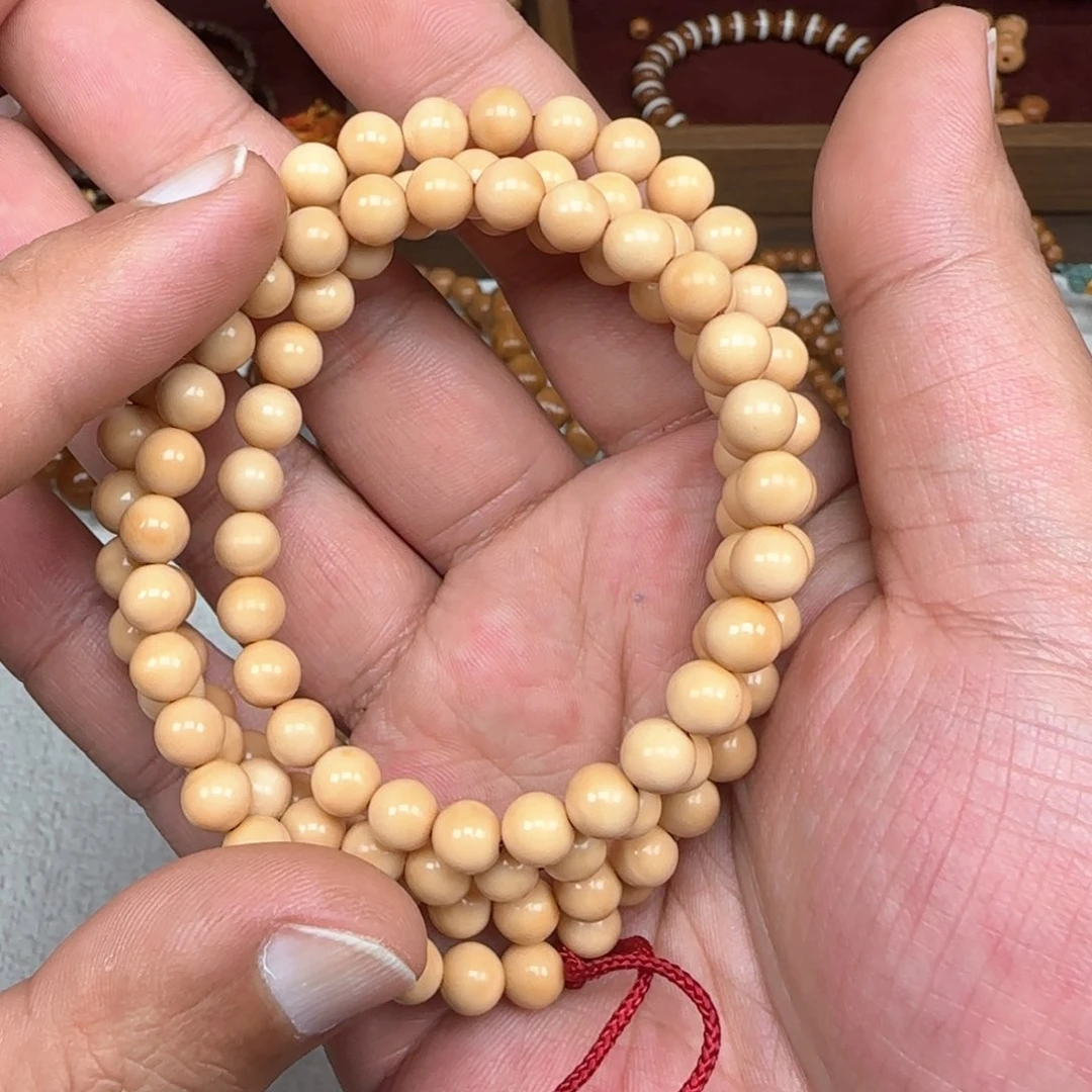 星月菩提手串龙脊 圆珠108 尺寸0.7 圆孔