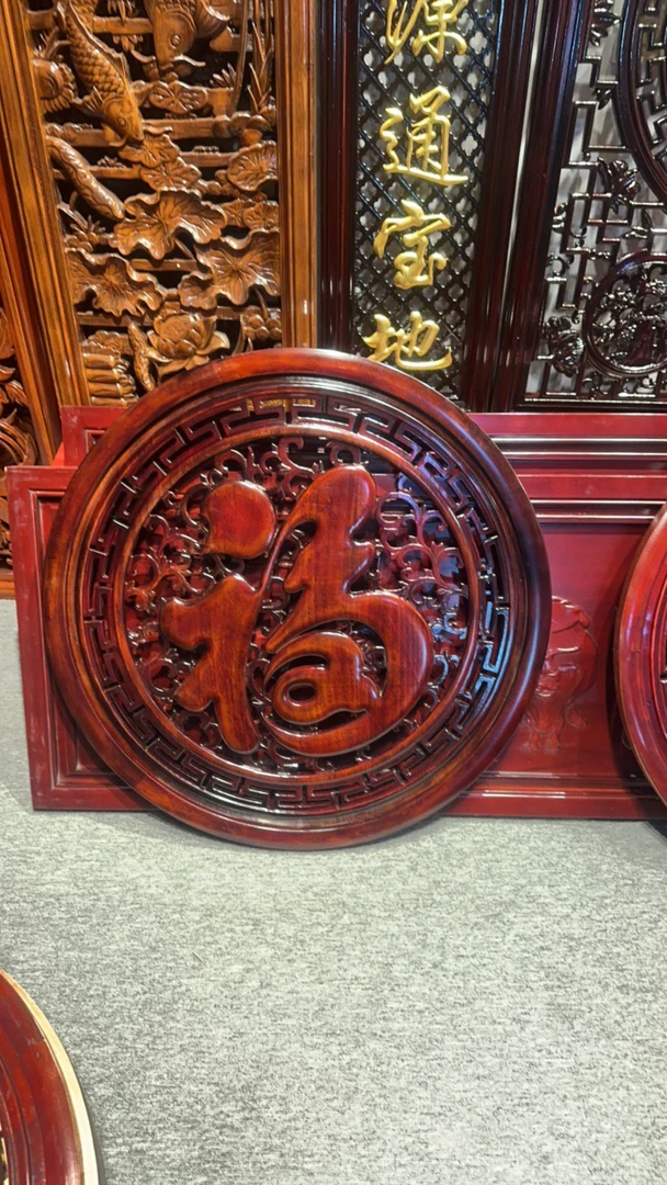 直径80 圆经济型动物图案民风挂屏品质奢华型明清古典