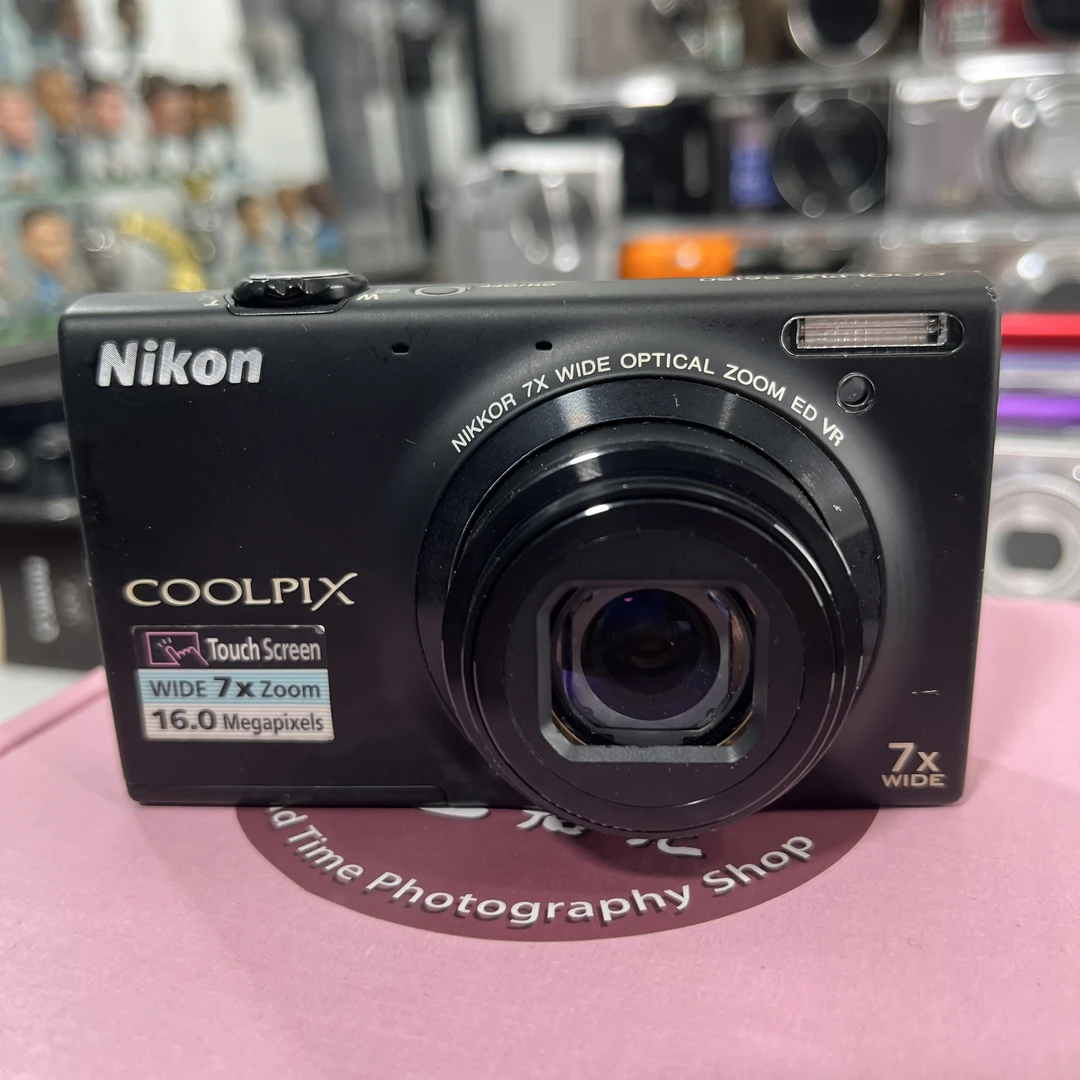 9新 Nikon/尼康 S6150中文 1600w像素7倍变焦 配件齐全缺镜头帘