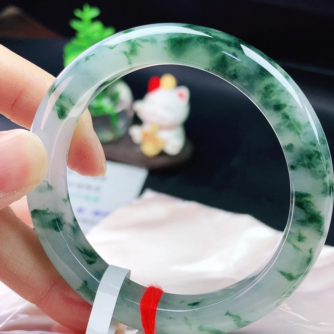 未镶嵌手镯翡翠54圈
