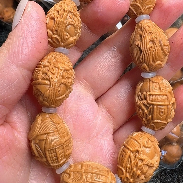 橄榄核吊坠橄榄园林