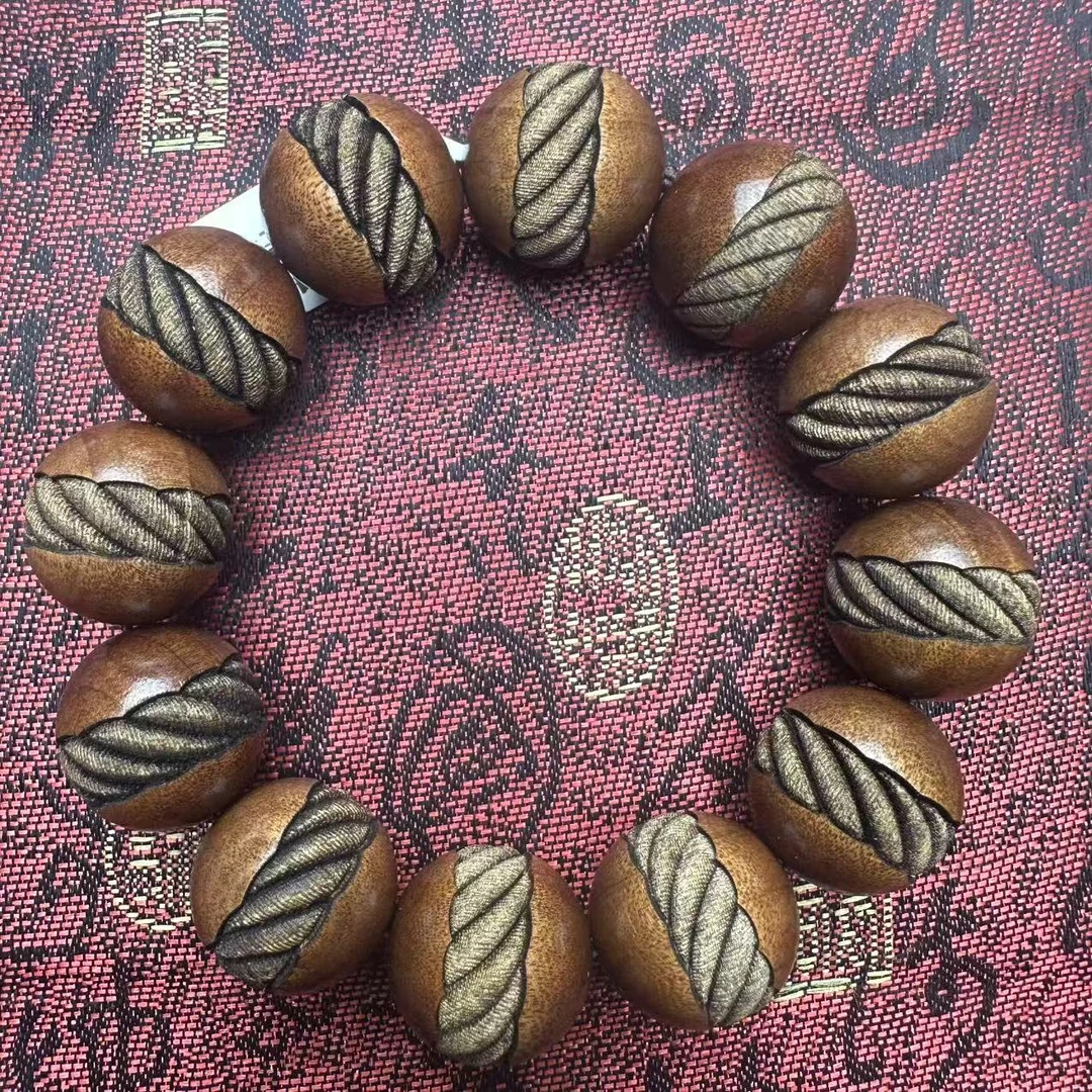 （开总文玩）天然沉香木串486