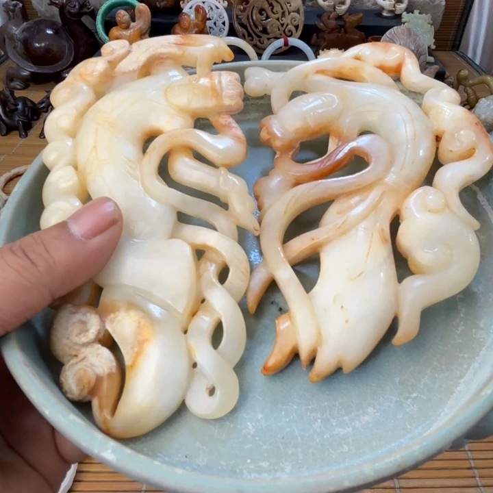 静***，摆件汝瓷全品摆件一个