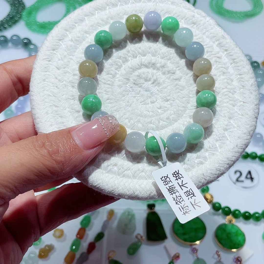 未镶嵌手链翡翠天然缅甸翡翠A货卡9.3