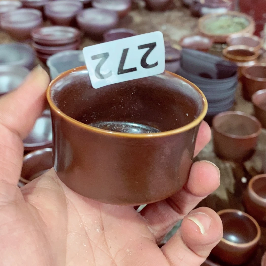 柴烧茶具陶瓷杯子