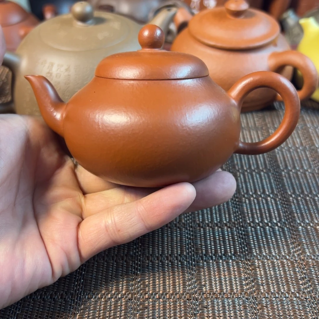 茶壶紫砂宜兴原矿紫砂壶180毫升容量