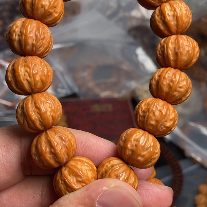 猴头核桃手串今天