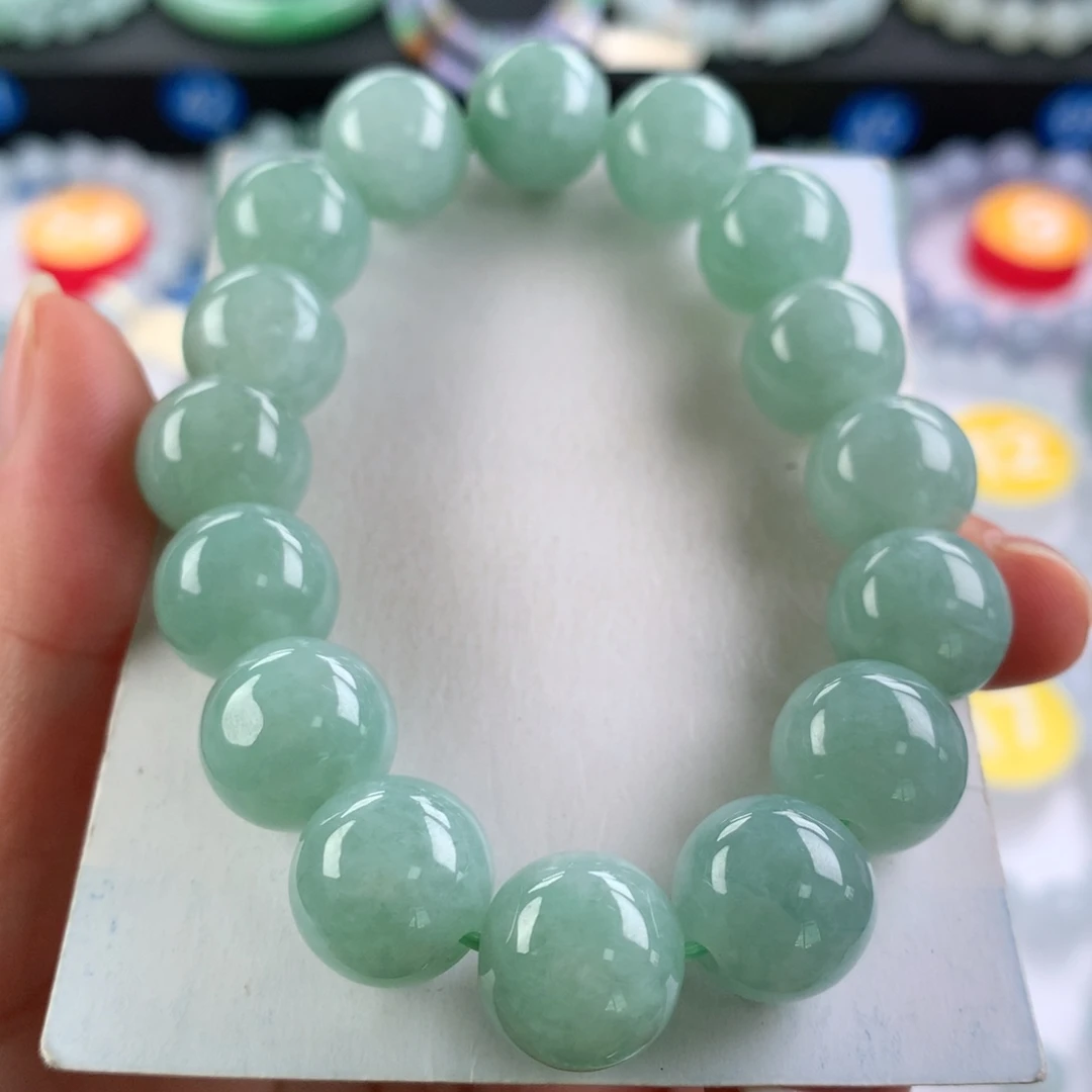 翡翠未镶嵌手链卡13