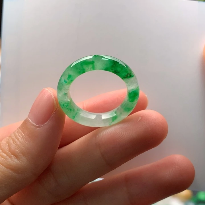 未镶嵌戒圈翡翠天然缅甸A货翡翠