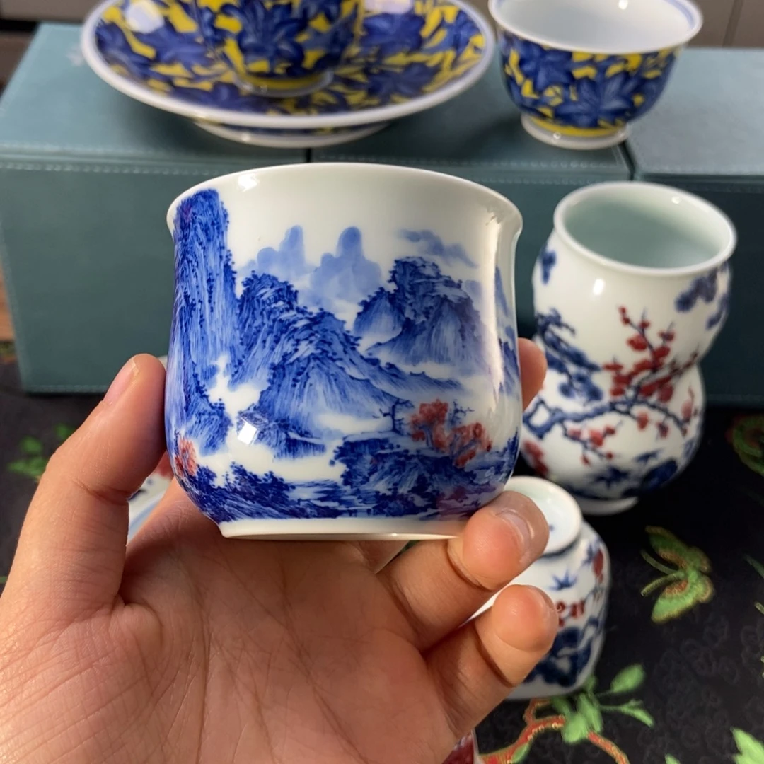 杯阳春白雪 山水单杯