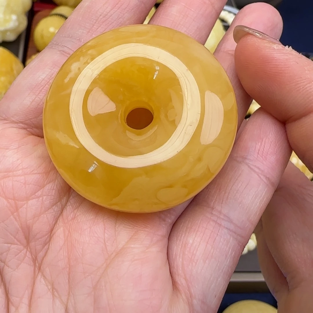 蜜蜡颈饰未镶嵌天然蜜蜡