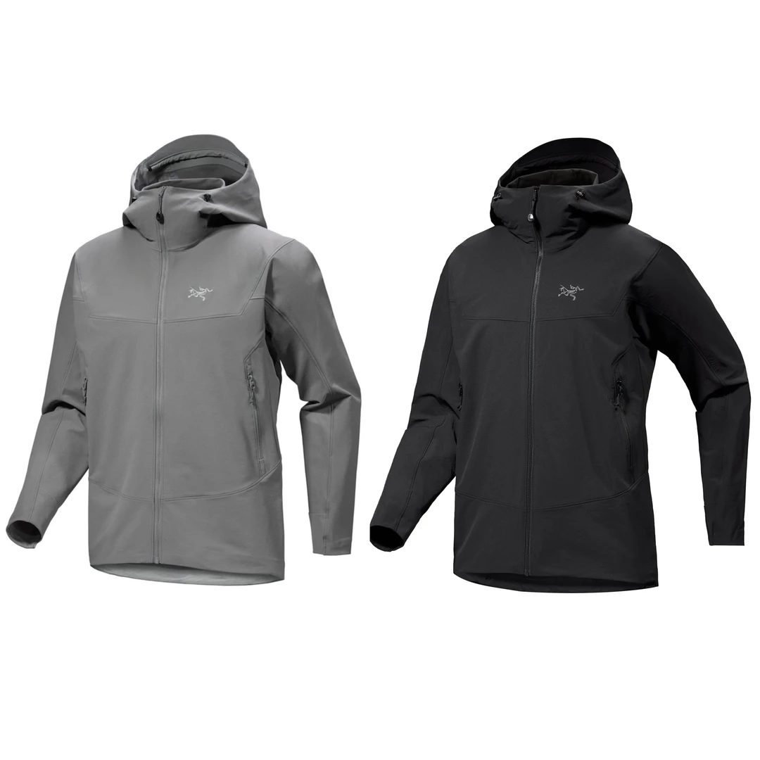 Arcteryx 始祖鸟 25款 Gamma HOODY 软壳刺绣徽标外套防风透气