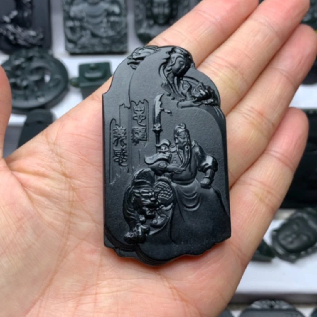 【闪购商品】和田玉颈饰未镶嵌双面雕刻