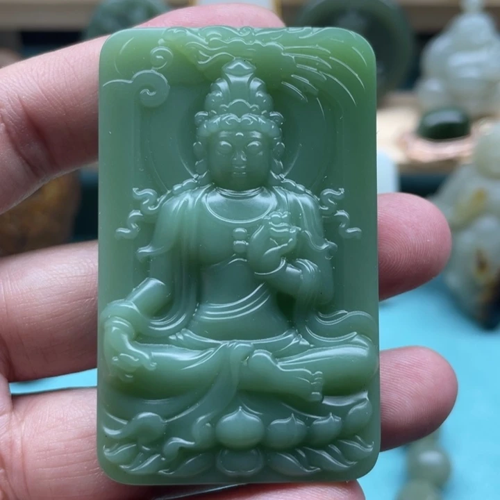 项链未镶嵌和田玉（碧玉）