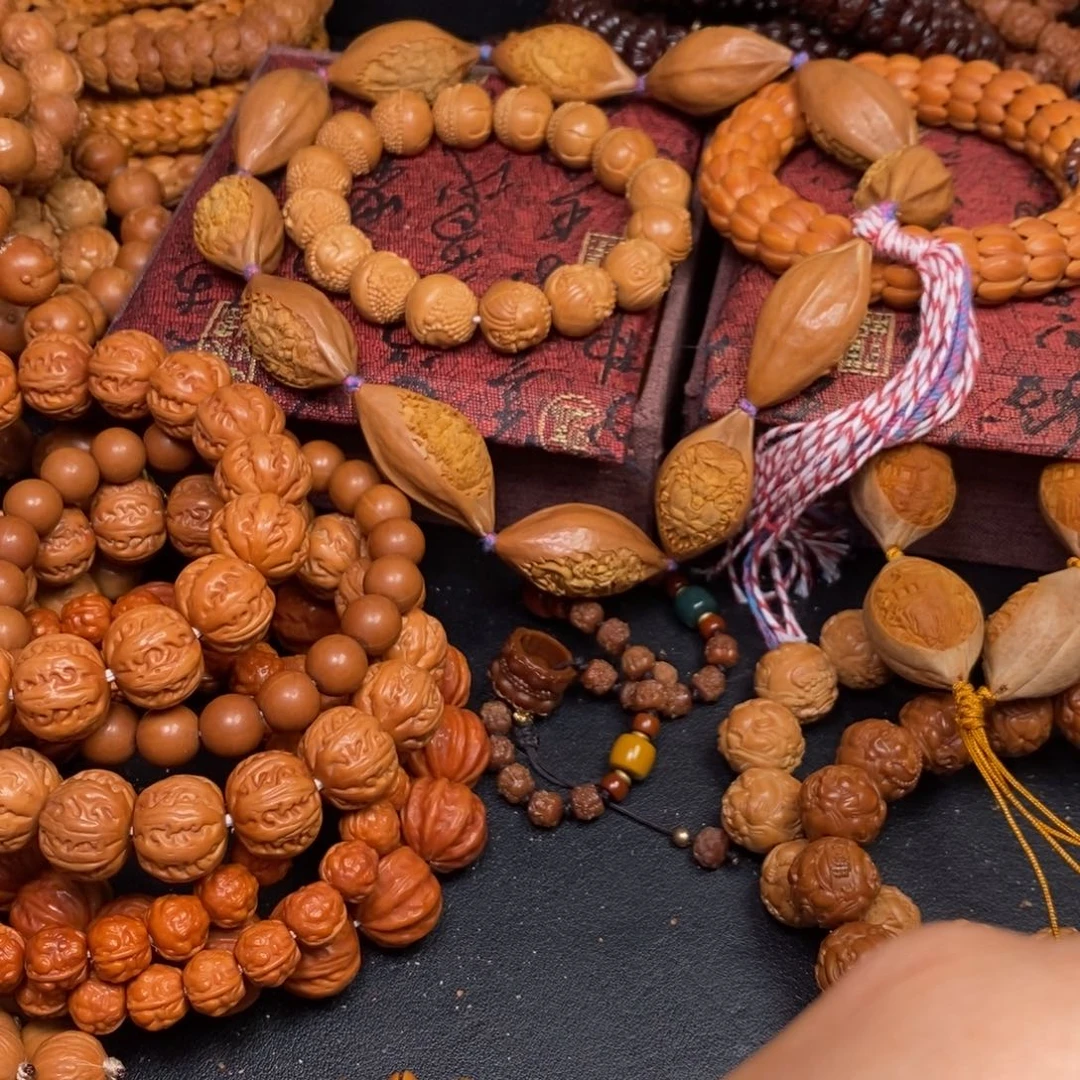 原***悦橄榄核吊坠橄榄核雕刻手串