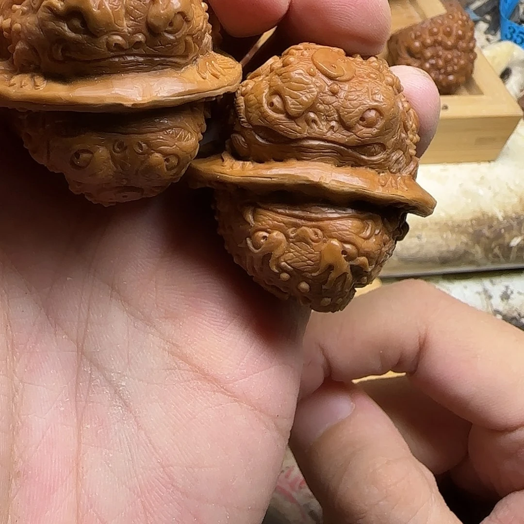 无***弟手串/手链核桃开播福利39尺寸四面蟾