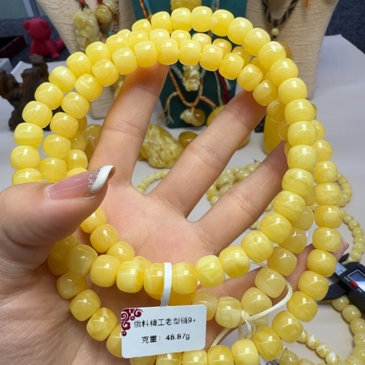 未镶嵌项链琥珀9➕108