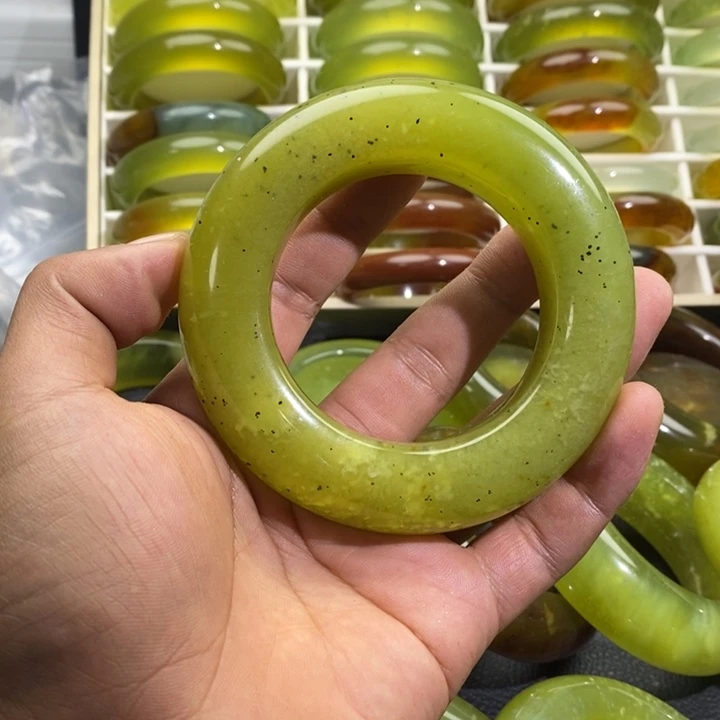 蛇纹石玉合金手镯59