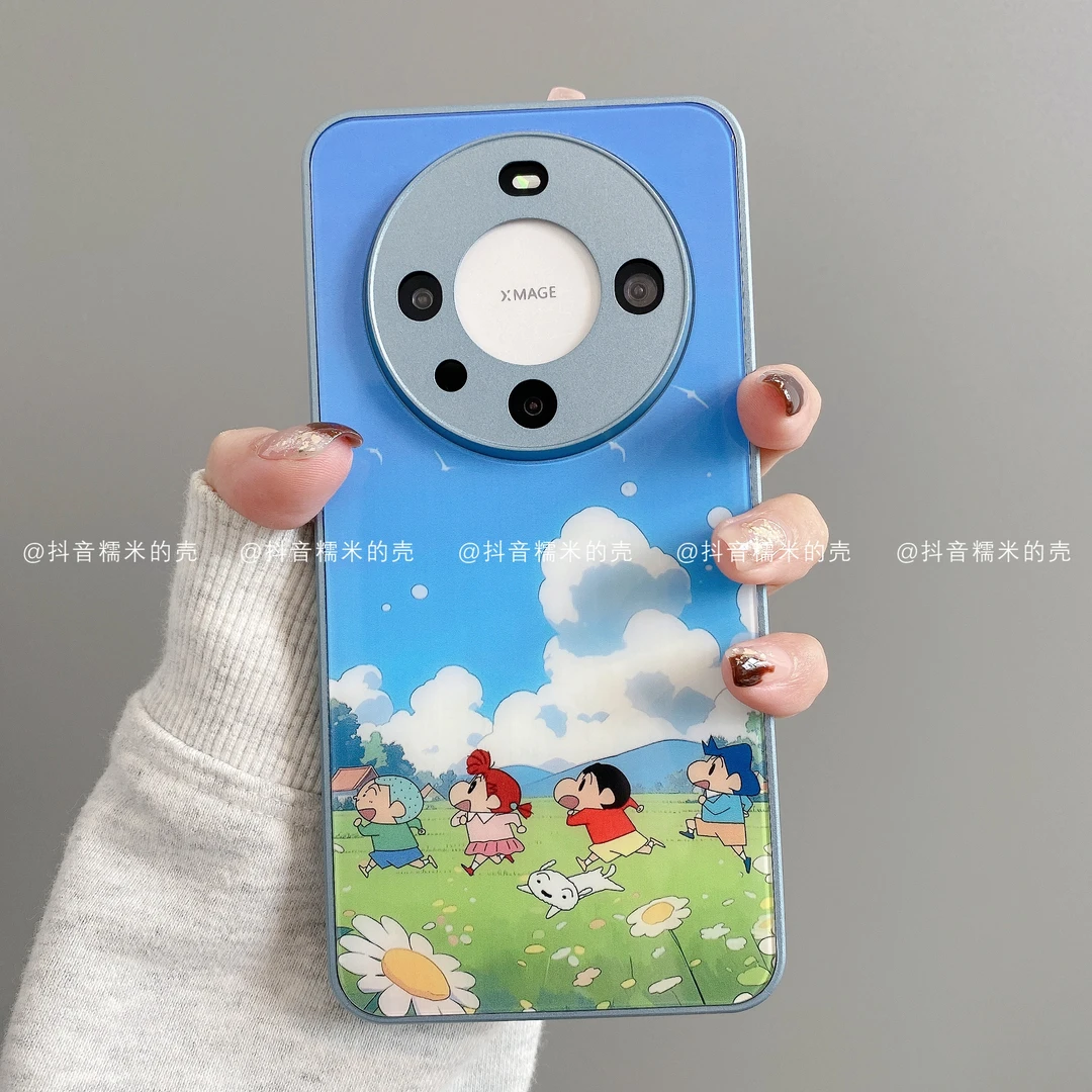 金属玻璃适用华为mate70pro/60/50/40/30苹果17promax手机壳小新