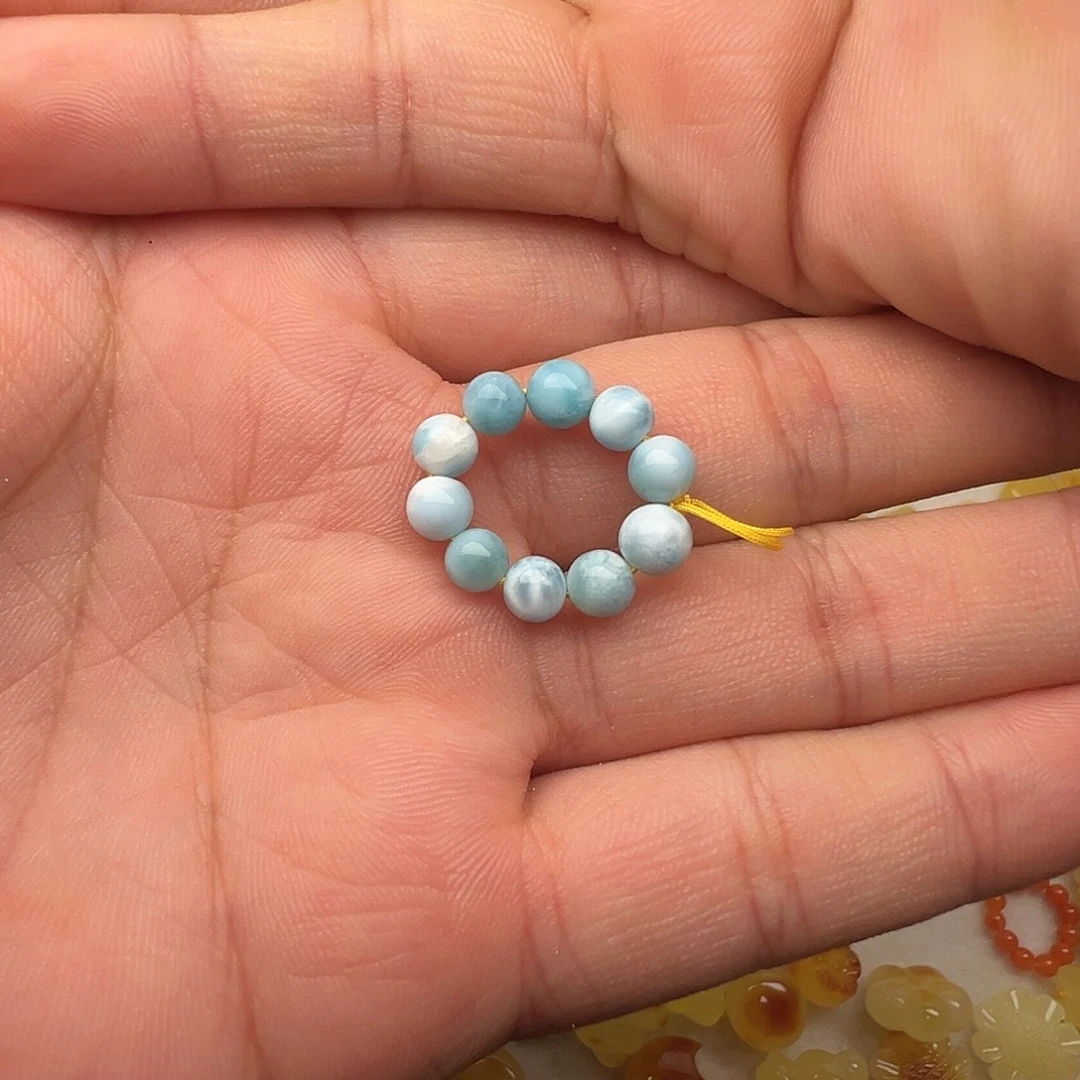 ****蜜蜡未镶嵌颈饰小米珠跑环