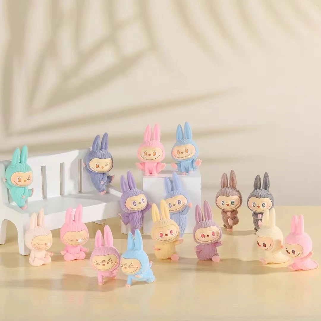 LaLa步步卡通萌娃慵懒瑜伽植绒萌粒可爱公仔玩偶摆件DIY配件萌趣